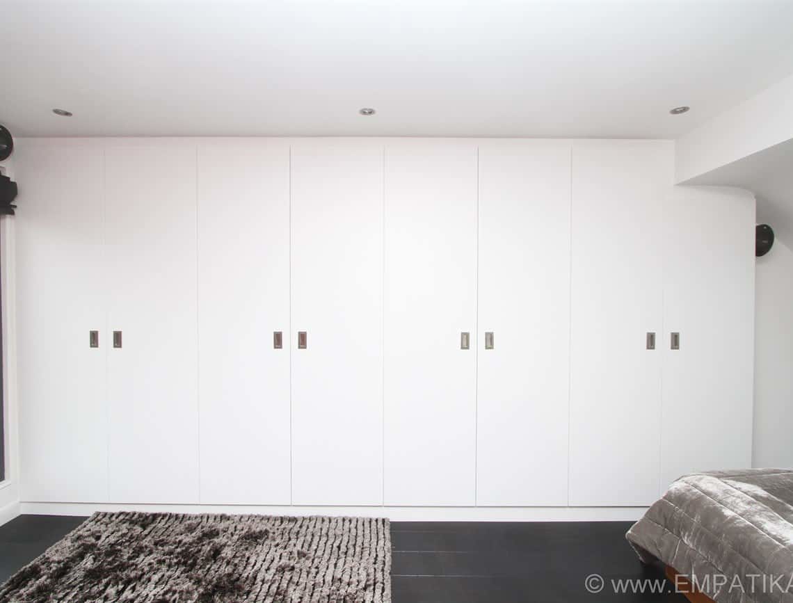 Empatika's Built-in Wardrobe on the Bedroom Wall