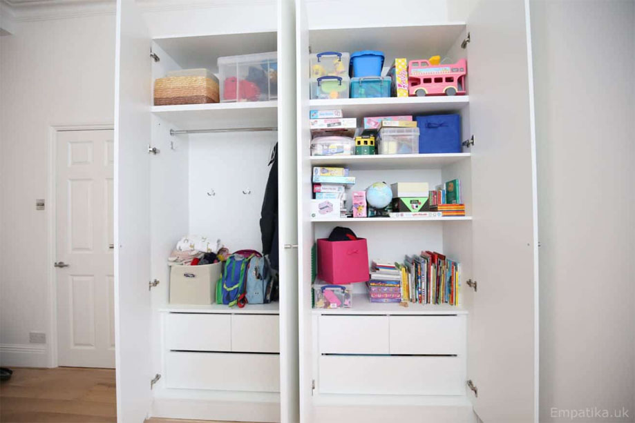 Living room cupboard build in house in Chiswick
