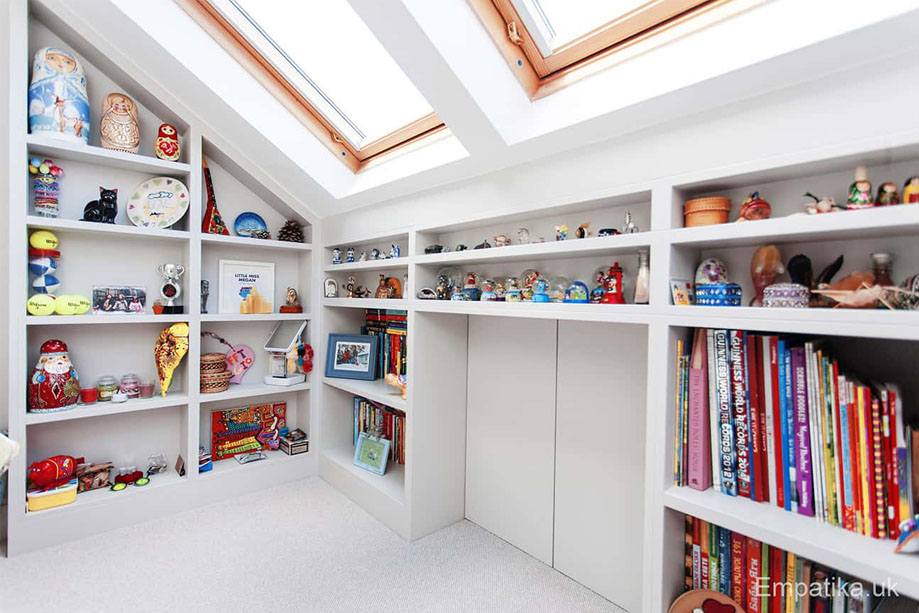 Large library unit designed by Empatika