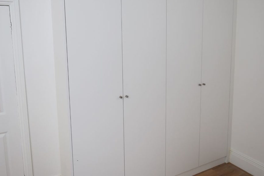 Living room cupboard build in house in Chiswick